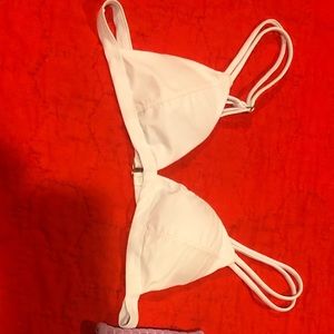 white swim top from zaful